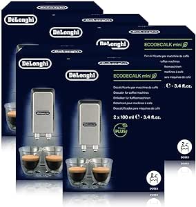 Decalcifier EcoDecalk, mini paquete económico, 10 x 100 ml, apto para cafeteras totalmente automatizadas, n.º 5513292821 Nokalk.0