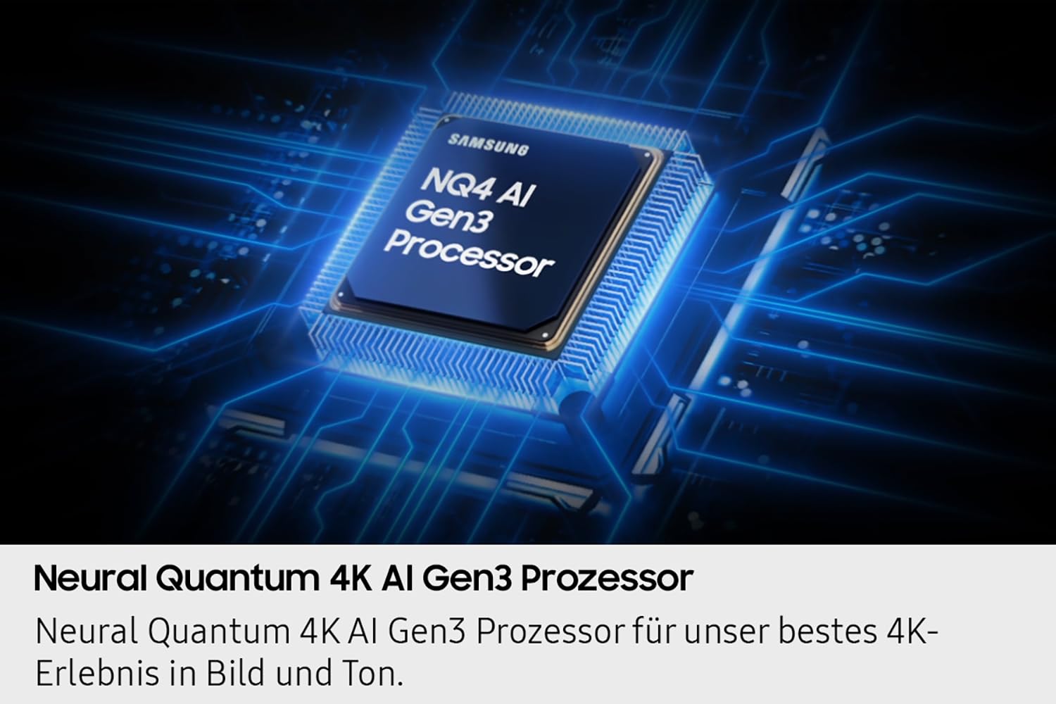 Samsung Neo QLED 4K QN90F 55 Zoll (138 cm) Mini LED Fernseher, Antireflexion, NQ4 AI Gen3 Prozessor, Neo Quantum HDR+, 4K Upscaling Pro, Dolby Atmos, Knox Security, Samsung Vision AI Smart TV