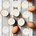500Pcs Farm Fresh Egg Carton Stickers 2inch Round Unwashed Egg Carton Labels with Collection Date Self-Adhesive Egg Packaging Labeling for Chicken Duck Quail Egg (Yellow)