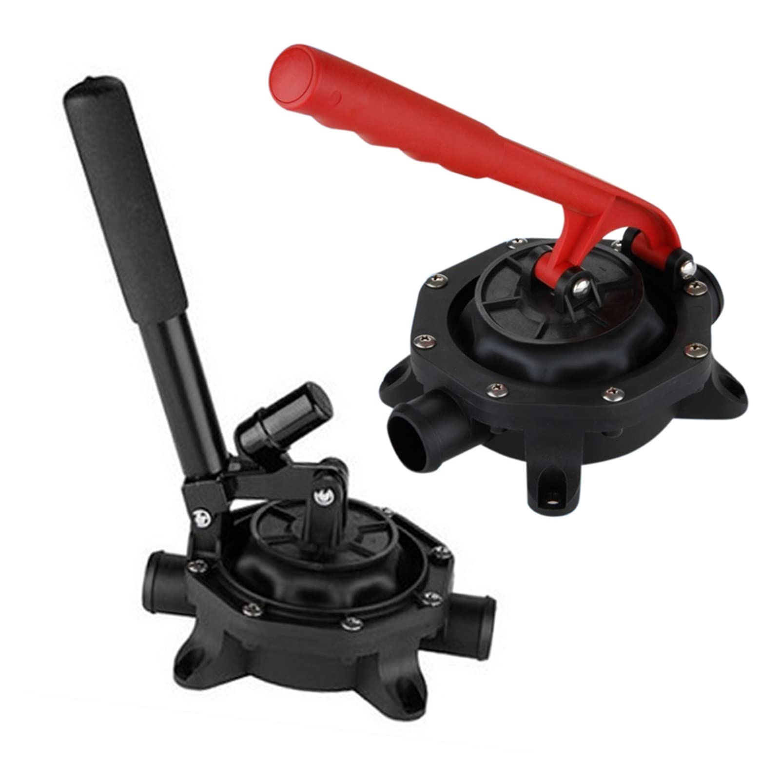 Piccola pompa sommergibile regolabile Pompa dell'acqua della maniglia dell'ABS di alluminio 720GPH Pompa dell'acqua manuale della mano di sentina della barca marina di plastica for l'acqua salata nero