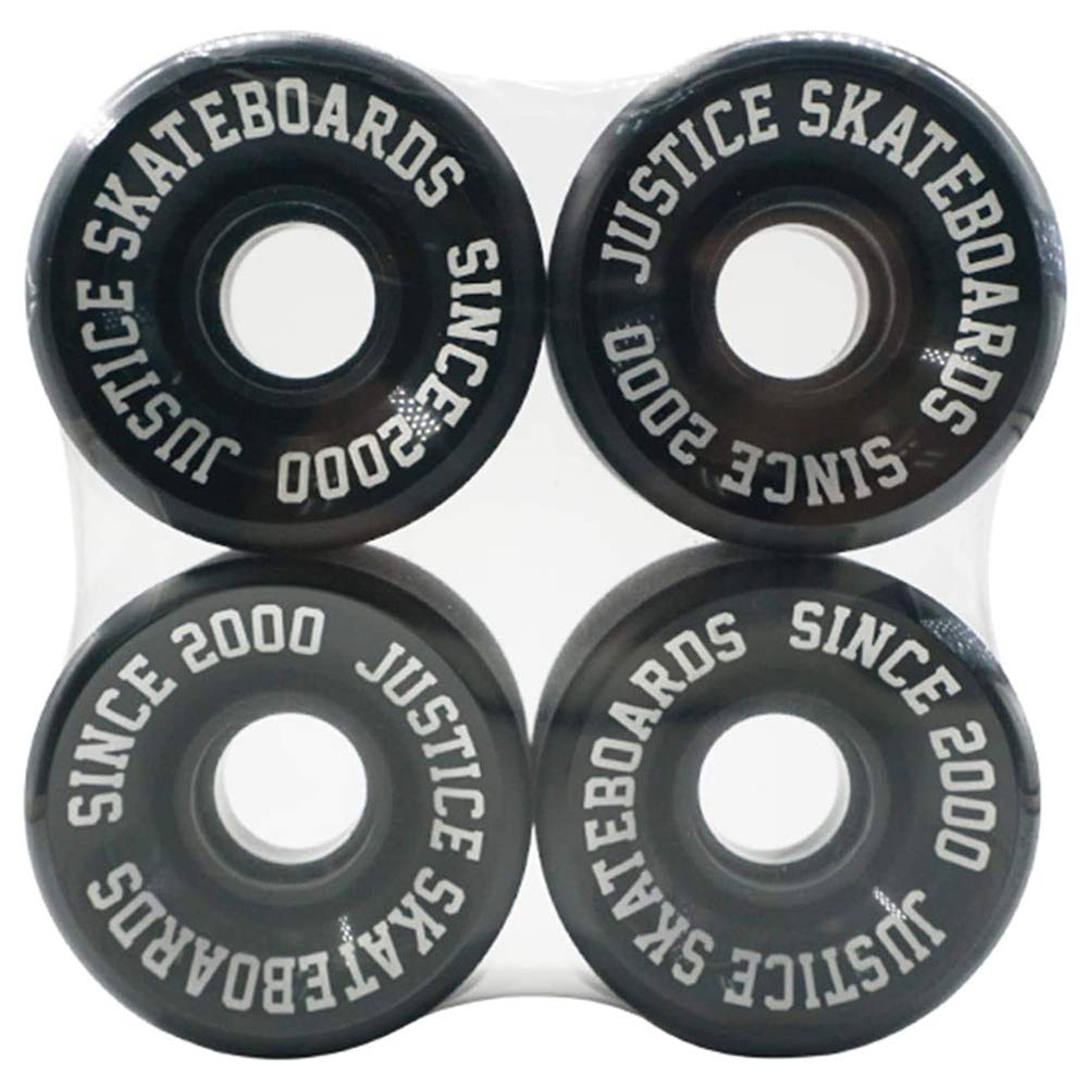 Ruedas Monopatin de 4 Piezas con Rodamientos 78A PU Ruedas de Alto Agarre Rueda Longboard Cruiser para Doble Inclinación de Una Rueda de Calle 60X44 Mm