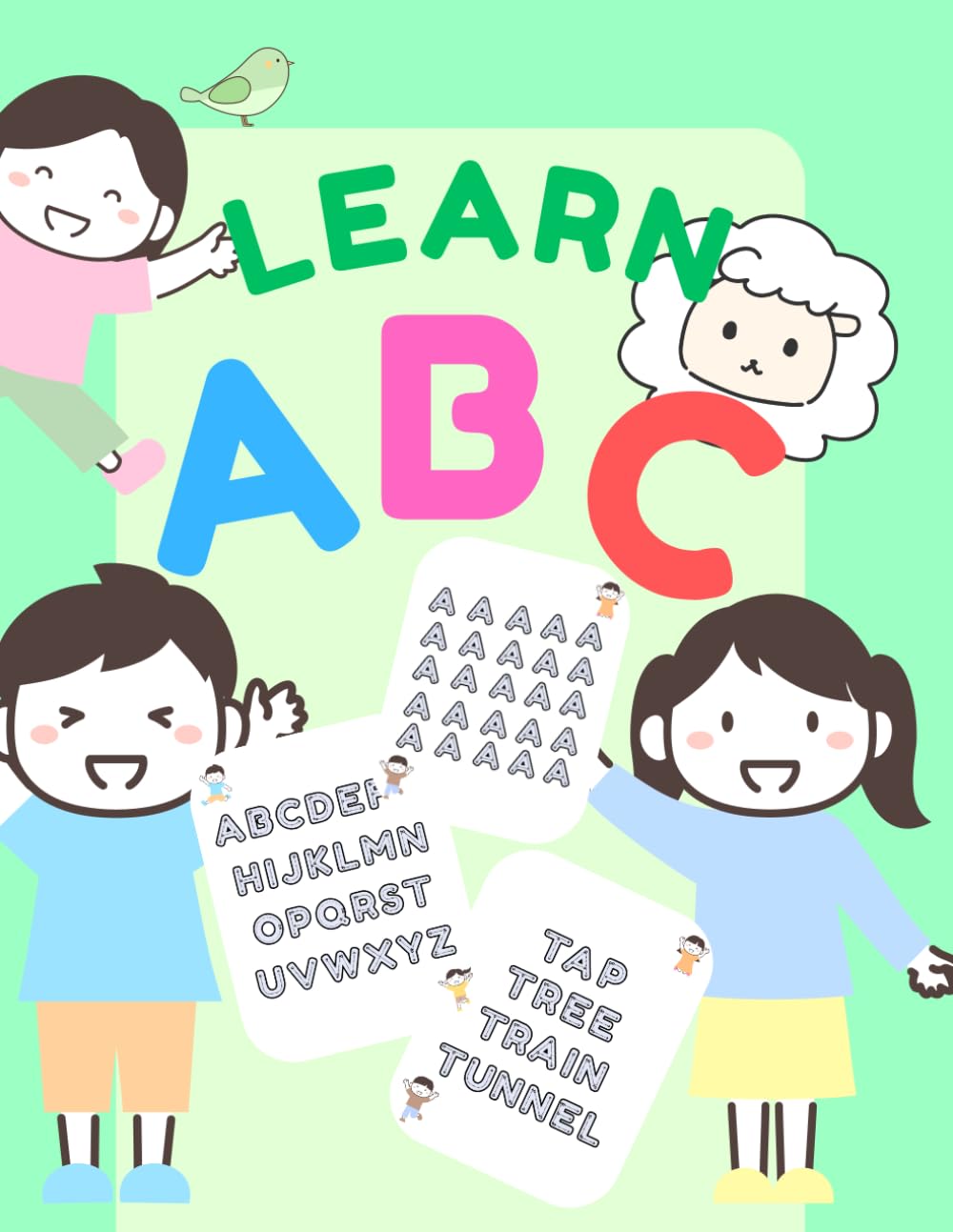 Learn to write ABCs - Trace and learn! Learn to Write Capital Letters ABC: Tracing Practice for Kids!: Perfect to learn how to write, kids' ABC ... A to Z with Dotted Lines and Simple Words
