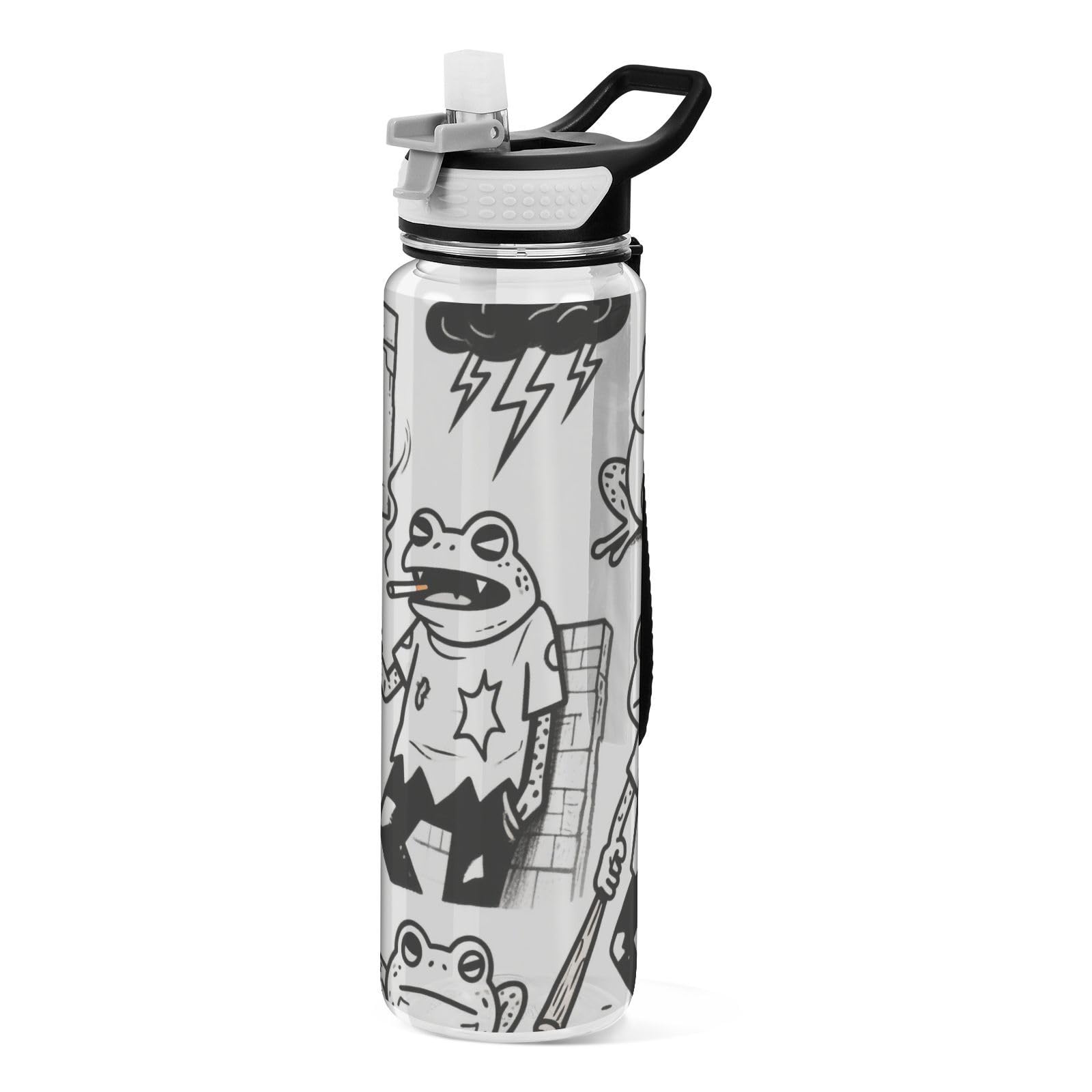 Bouteille d'eau pliable 887ml pour adultes sans toxines pour le sport