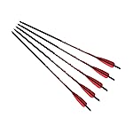Barnett Outdoors Headhunter 20 Carbon Crossbow Arrows 5-Pack, Lightweight Hunting Bolts with Half-Moon Nock and Field Points Included