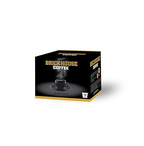 Miniatura 2 de Brickhouse Café de una sola porción cajas de 612 ct 72 tazas tostado oscuro