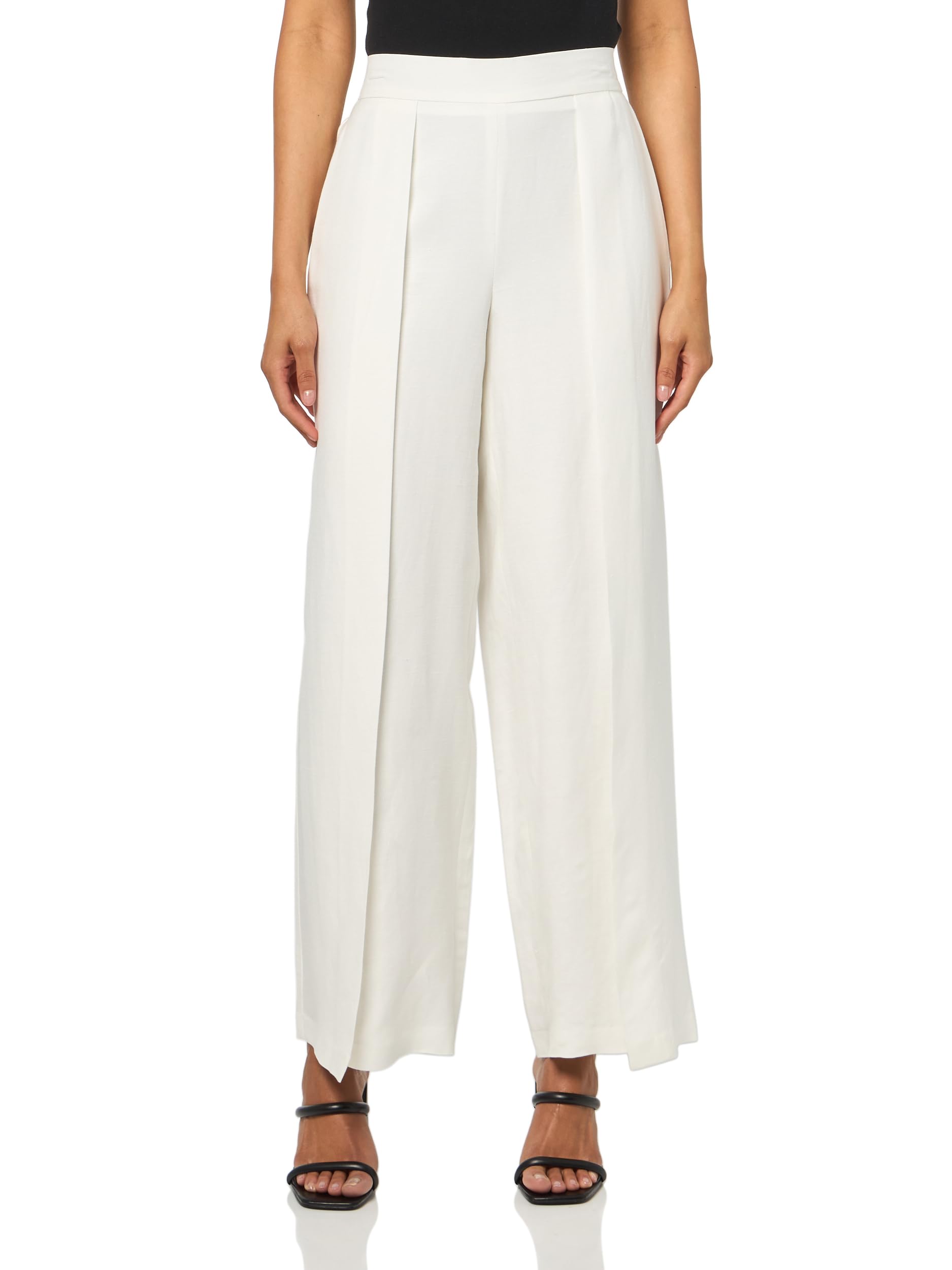 Anne Klein Womens Pull-on Flyaway Wide Leg Lined