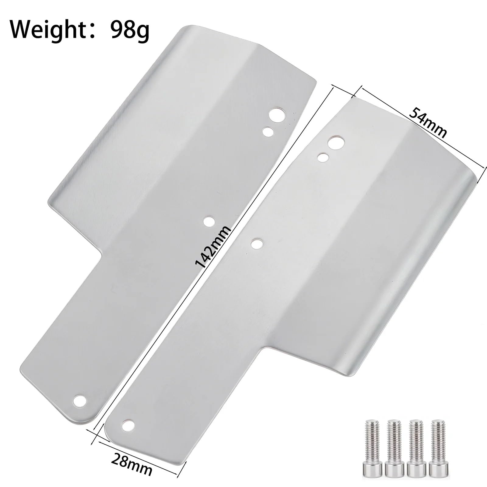 para Arrma 6S para Kraton EXB para Rock para BLX Notorlous Outcust Big 1/7 1/8 Protector De Brazo Trasero Acero Inoxidable Piezas Mejora RC Reemplazar Accesorios