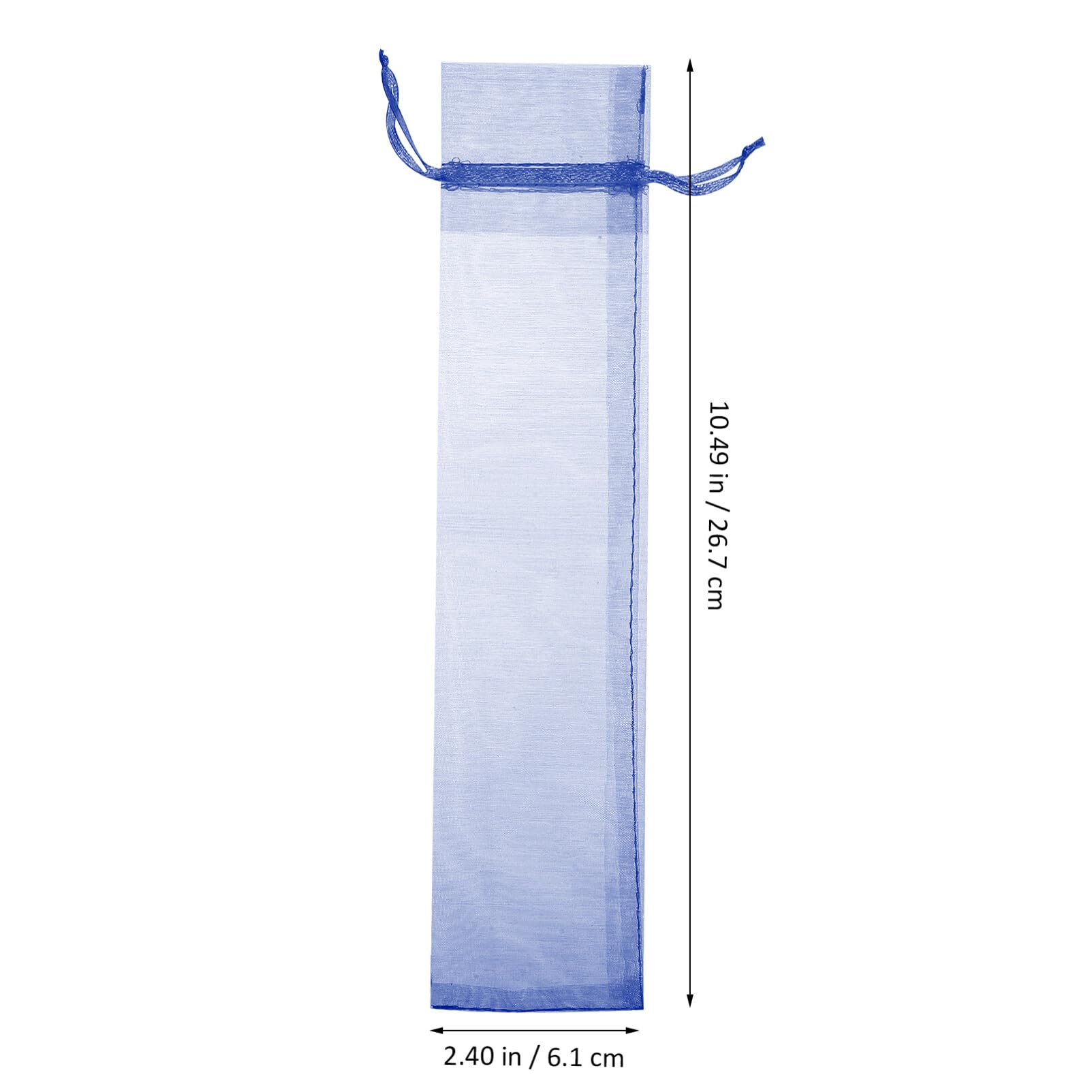 Toddmomy 50 Uds Bolsas De Gasa Con Cordón Para Regalos Pequeños Bolsitas De Tela Transpirable Para Joyería Fiesta Y Evento 10.51X2.40X0.03In