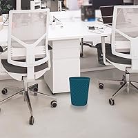 Vista 2 de DAJITRE Cubo de basura pequeño de 1.8 galones, papelera de reciclaje de perfil delgado para espacios compactos, baño, oficina, dormitorio, cocina