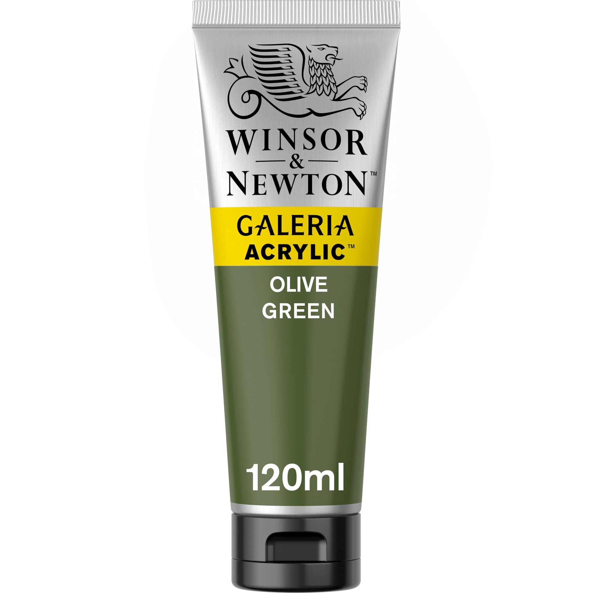 Winsor & Newton - Pintura Acrílica , 120 ml, Verde (Olive Green)