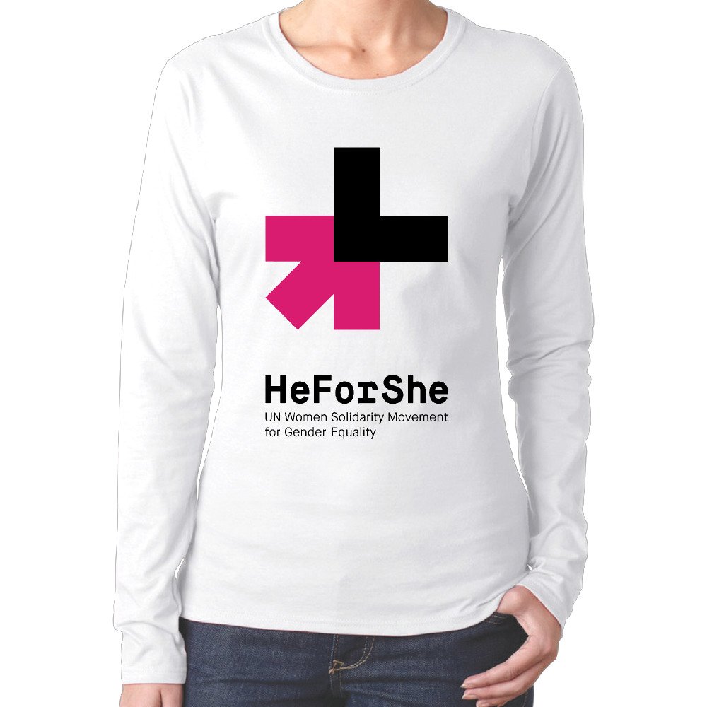Heforshe Un Women Solidarity Movement Women's Long-Sleeve T-shirt