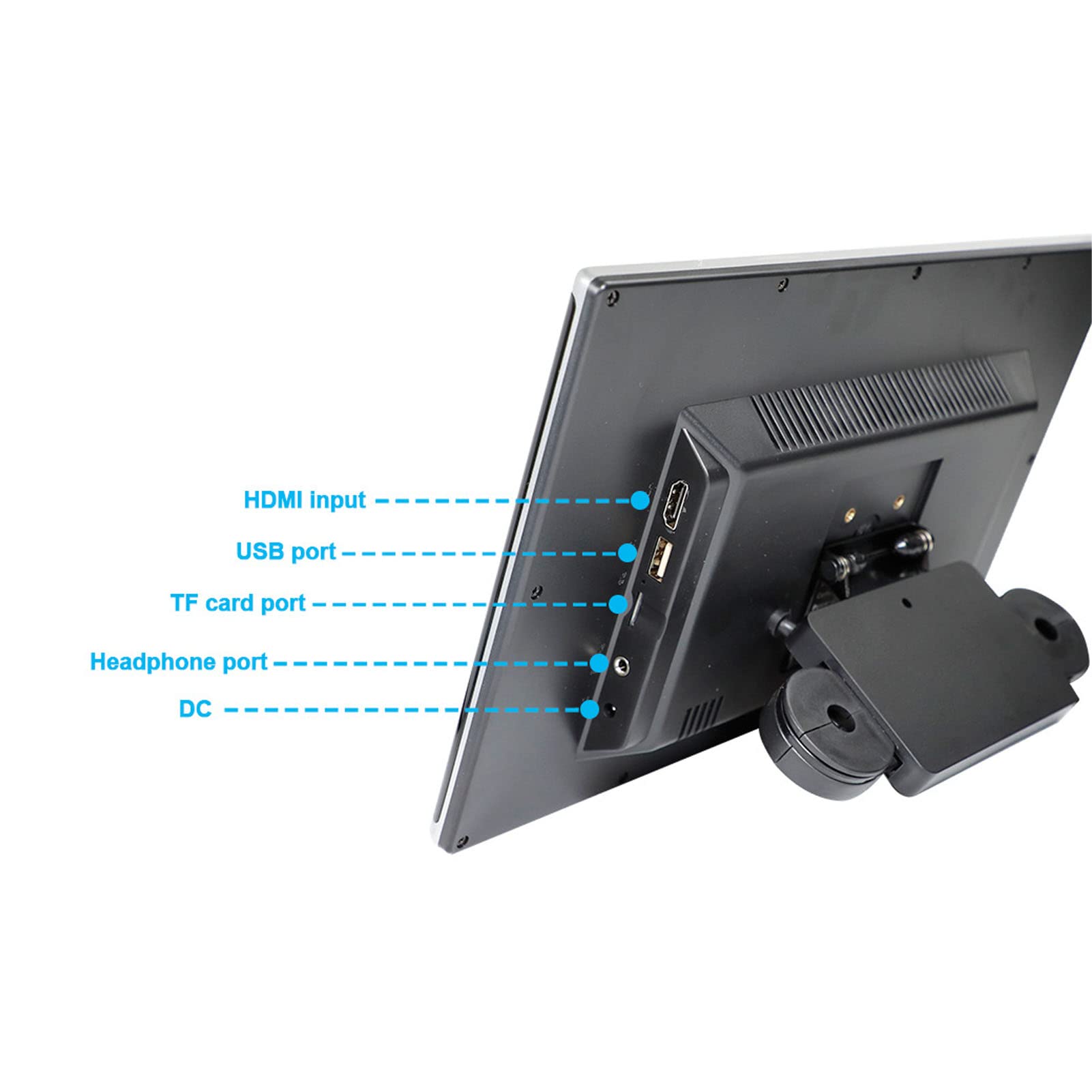 Fockety Lettore Video poggiatesta per Auto 10.1 Pollici, poggiatesta TV Touch Screen IPS Supporto 4K Trasmettitore FM Monitor per poggiatesta Monitor multimediale Digitale, MP3 MP4 WMA Avi