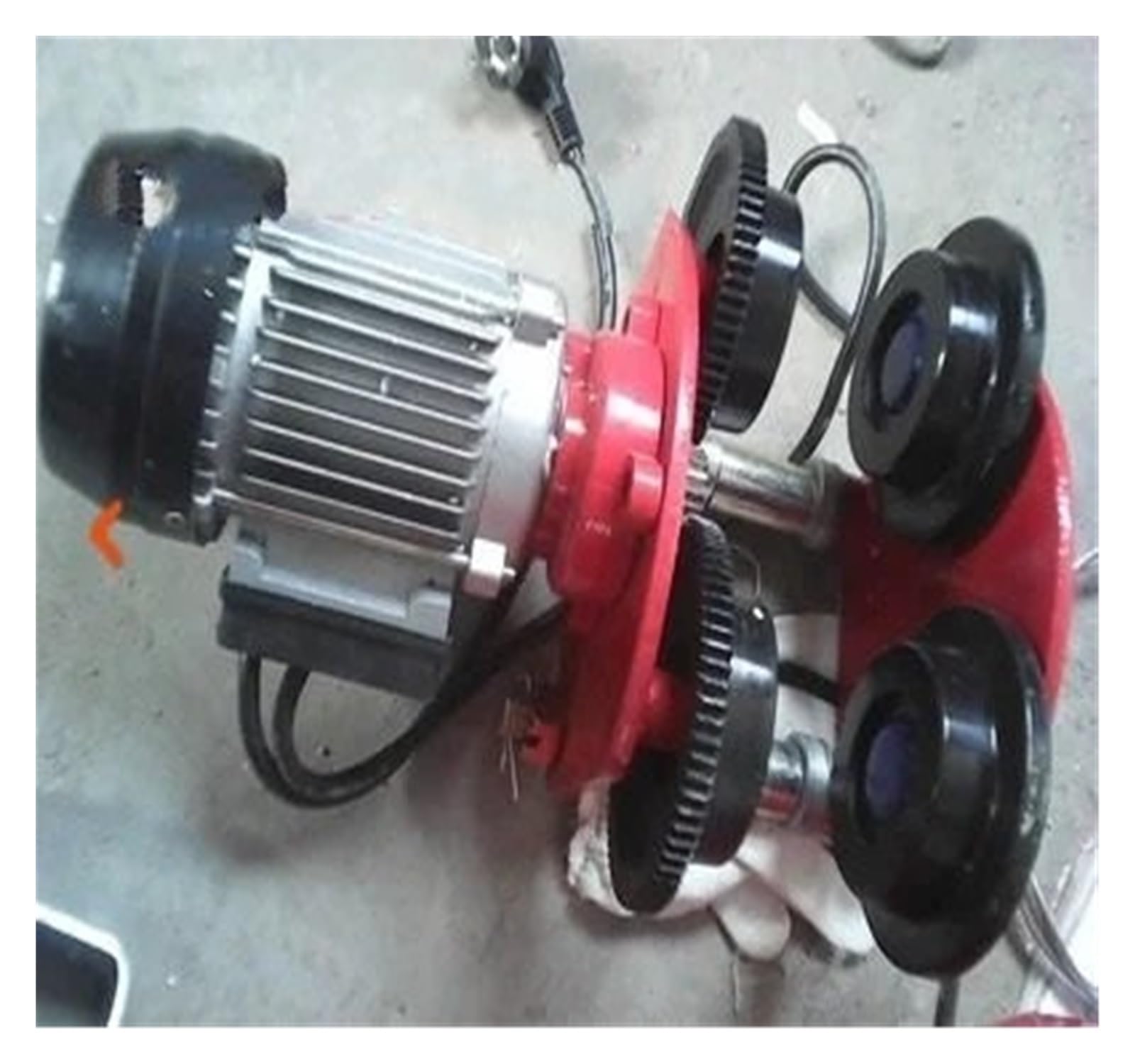 Wózek Elektryczny 1T 220V/50HZ 1-FAZOWY Używany Z Mini Elektrycznym Wciągnikiem Linowym, Część Do Elektronarzędzi Wciągnik elektryczny łańcuchowy