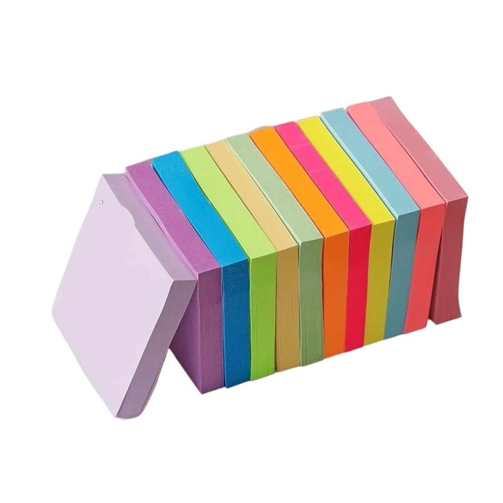 Confezione da 4/8 foglietti adesivi – Ricariche autoadesive 7,5 cm x, in colori assortiti(Heart-8pcs)