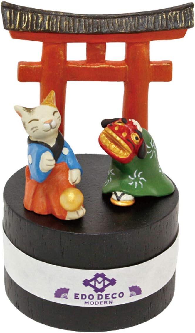 丸和貿易(Maruwa Trade) Gift Omeda Musical Box Gatematsu, 65x110mm