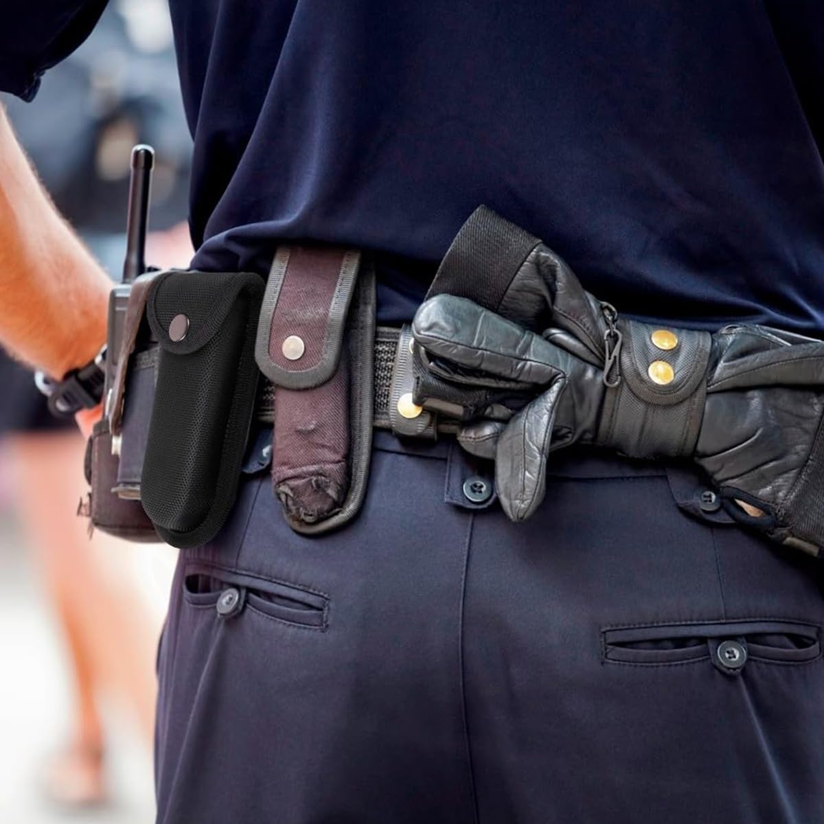 Custodia per Coltelli da Cintura con Passante - Fodero Pieghevole per Lame fino a 16 cm