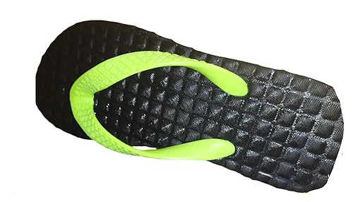 black rubber sandals