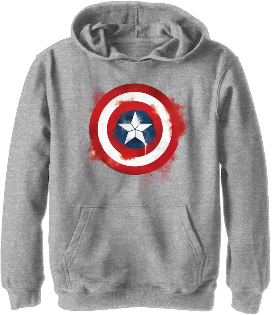 Marvel Boys' Captain America Spray Logo