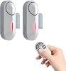 Door Alarm Alarm System for Your Home Front Door Open and Close Alarm Door Entrance Alarm Detector Window Alarm Door Alarm with Remote Adjustable Volume Garage Shed Alarm Battery Powered with Delay