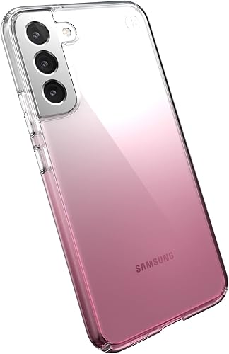Speck Productos Presidio Perfect Clear Ombre Samsung Galaxy S22+ Funda, transparente/Vintage Rose Fade