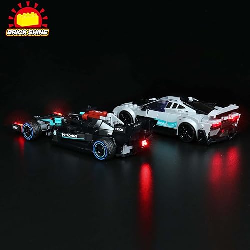 Miniatura 3 de Kit de luces para Lego Speed Champions Mercedes AMG 76909 (Lego Set no incluido) (Classic)