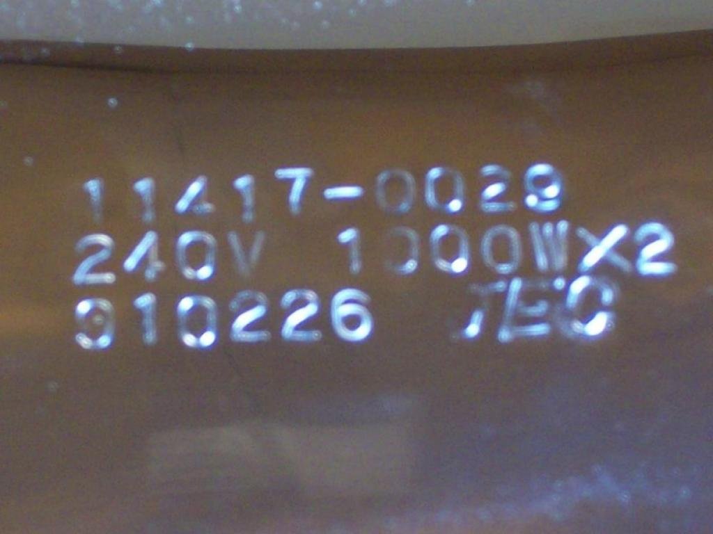 JEC 114170029 Heater 11517-0029 115170029