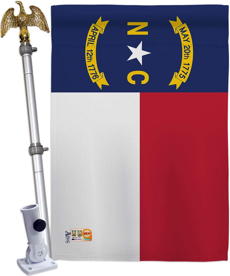 North Carolina House Flag Americana States USA American Territories Republic Country Particular Area Small Decorative Gift Yard Banner Double-Sided Made In 28 X 40