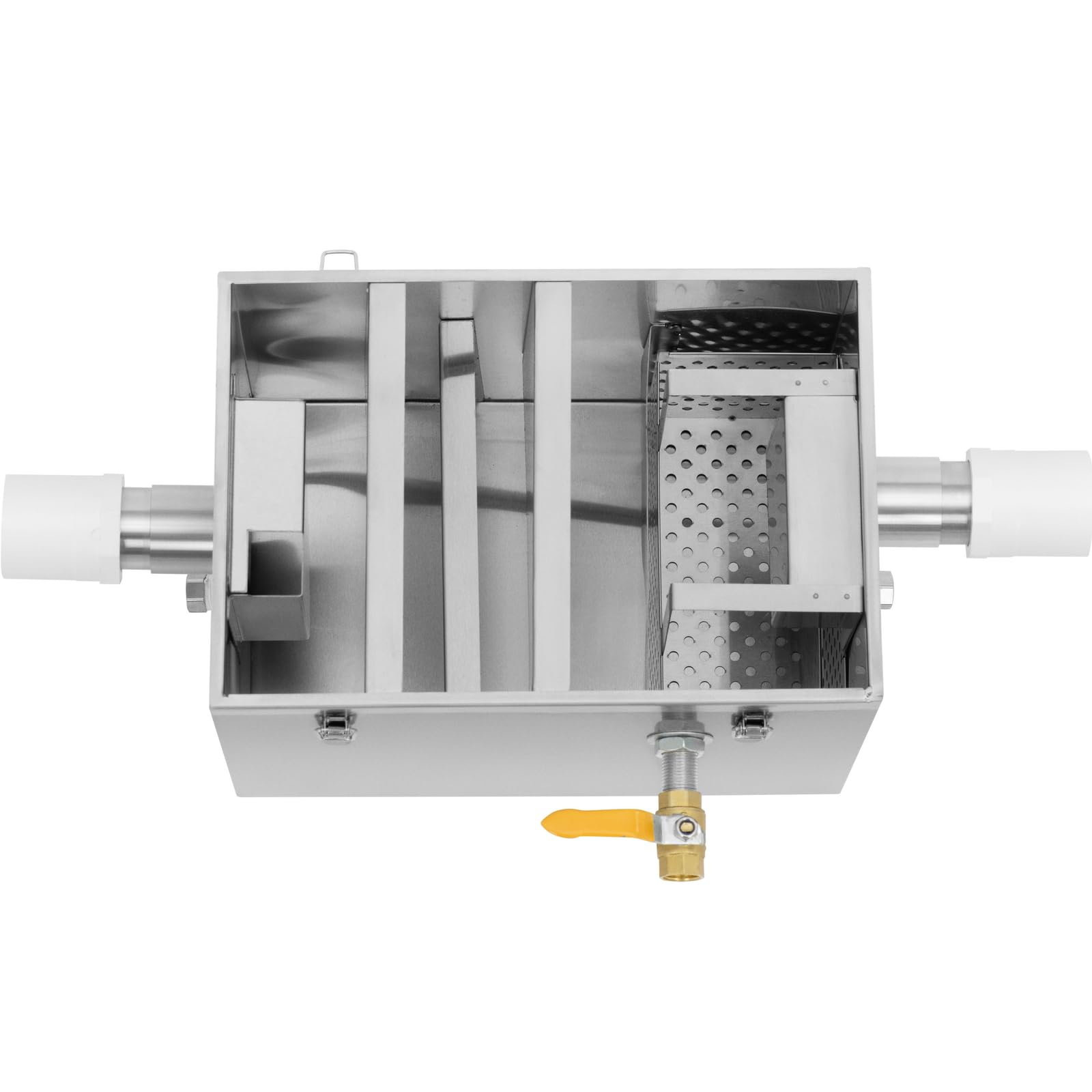 Royal Catering RCFA 20 Séparateur de graisse 21 l en acier inoxydable, séparateur de graisse, séparateur de graisse pour cuisine, installation de séparation de graisse, séparateur de graisse