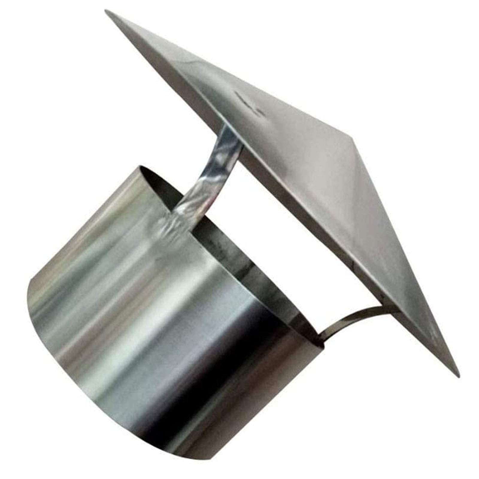 Chapeau de cheminée contre la pluie en acier inoxydable 140 mm