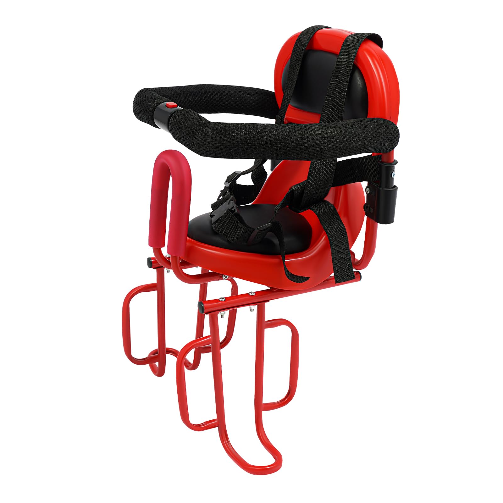 Seggiolino per bambini | seggiolino per bicicletta | seggiolino posteriore | staffa di protezione sicura a forma di U | cinghia a 4 punti | rimovibile e impermeabile | per bambini 6 mesi - 6