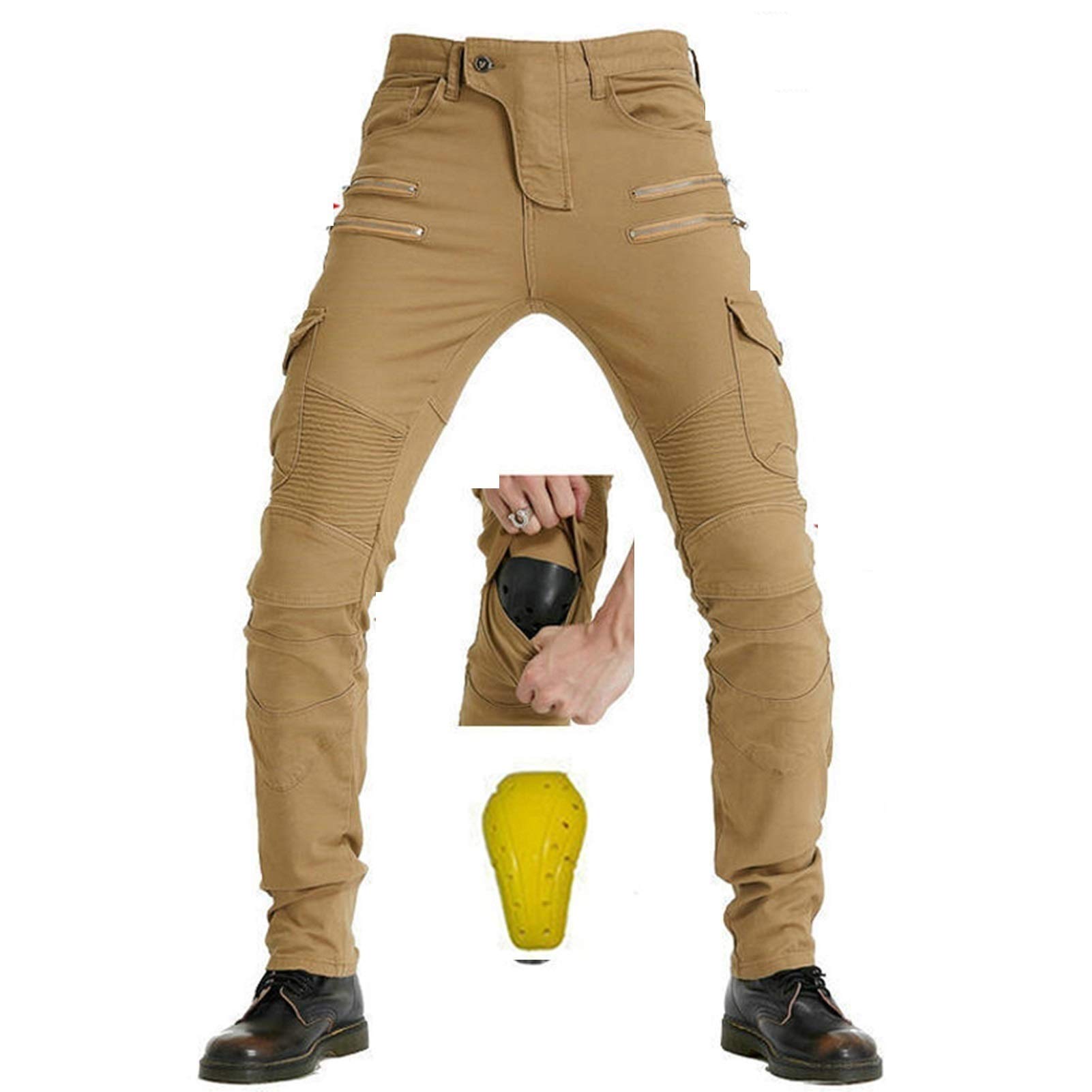 Spodnie motocyklowe do biegania dżinsy jeździeckie damskie sprzęt ochronny z wolnym odbiciem dla bezpieczniejszej ochrony, zdejmowany sprzęt ochronny, bardziej praktyczny, najlepszy wybór na prezent