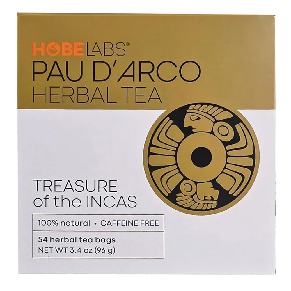 Treasure of The Incas PAU D'Arco Herbal Tea - 54 Tea Bags