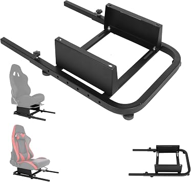 Racing Seat Bracket for Use with Racing Wheel Stand Simcock Pit Fit Anman Marada Dardoo Minneer Adjustable Universal Shim Race Mount Support Except DIY Seat