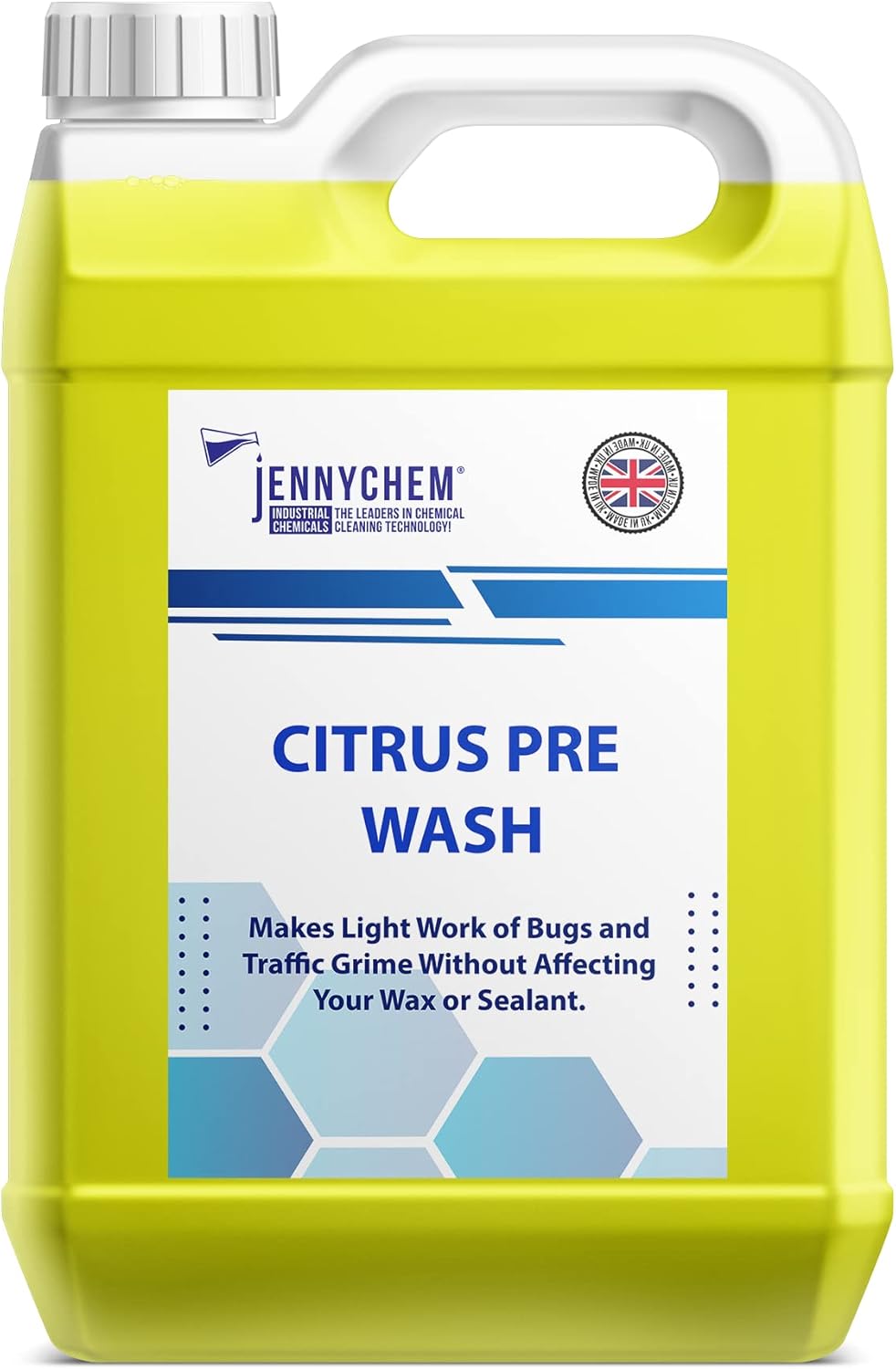 Jennychem Industrial Chemicals Citrus PreWash Car Cleaner Breaks Down Dirt, Road Grime
