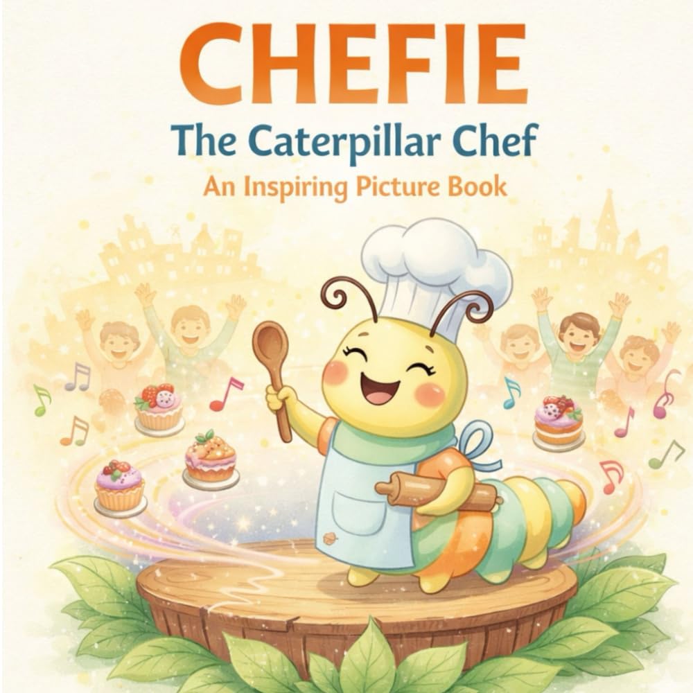 CHEFIE – The Caterpillar Chef: An Inspiring Picture Book About Self-Belief, Growth Mindset, and Following Your Dreams