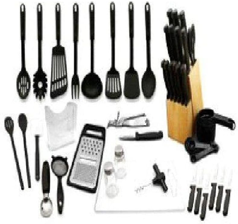 Hampton 52Piece Kitchen Starter Set Kitchen Tool Sets Home & Kitchen