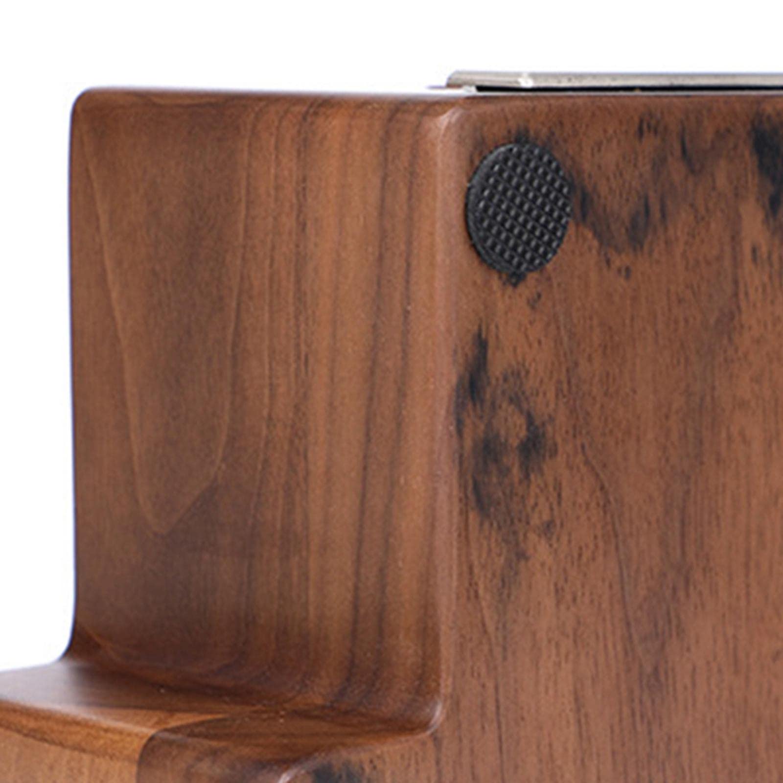 Porta Filtro Supporto Caffè Tamper Base Legno con Tre Alloggiamenti Antiscivolo in Silicone Adatto per Preparazione Espresso E Arte