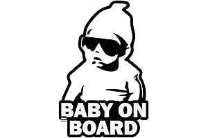 Adorable 'Carlos from The Hangover' Baby on Board Car Sign