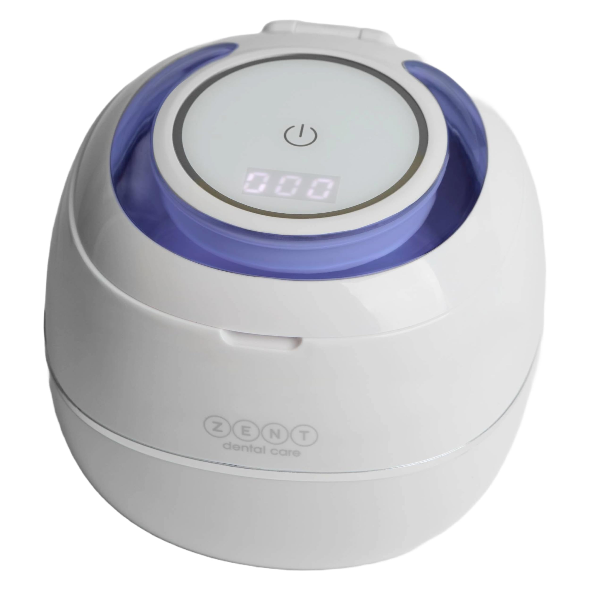 ZENT Ultrasonic Cleaner 42 kHz – Pulitore ultrasuoni compatto, Vasca ultrasuoni, Disinfezione con lampada UV, Pulizia apparecchio ortodontico gioielli, Pulizia rapida – solo 5 minuti, 0.2l