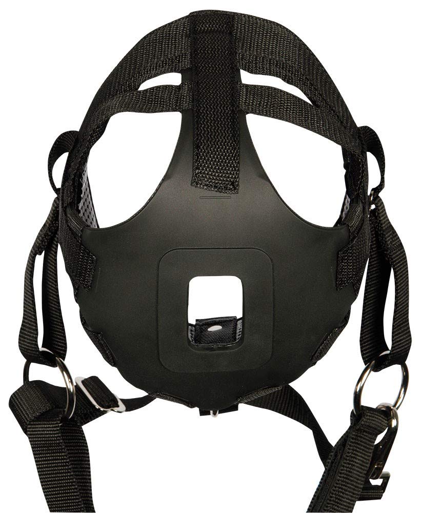 Harry`s Horse Maulkorb Nylon/Gummi, schwarz Fressbremse, Kolik, Anweiden..