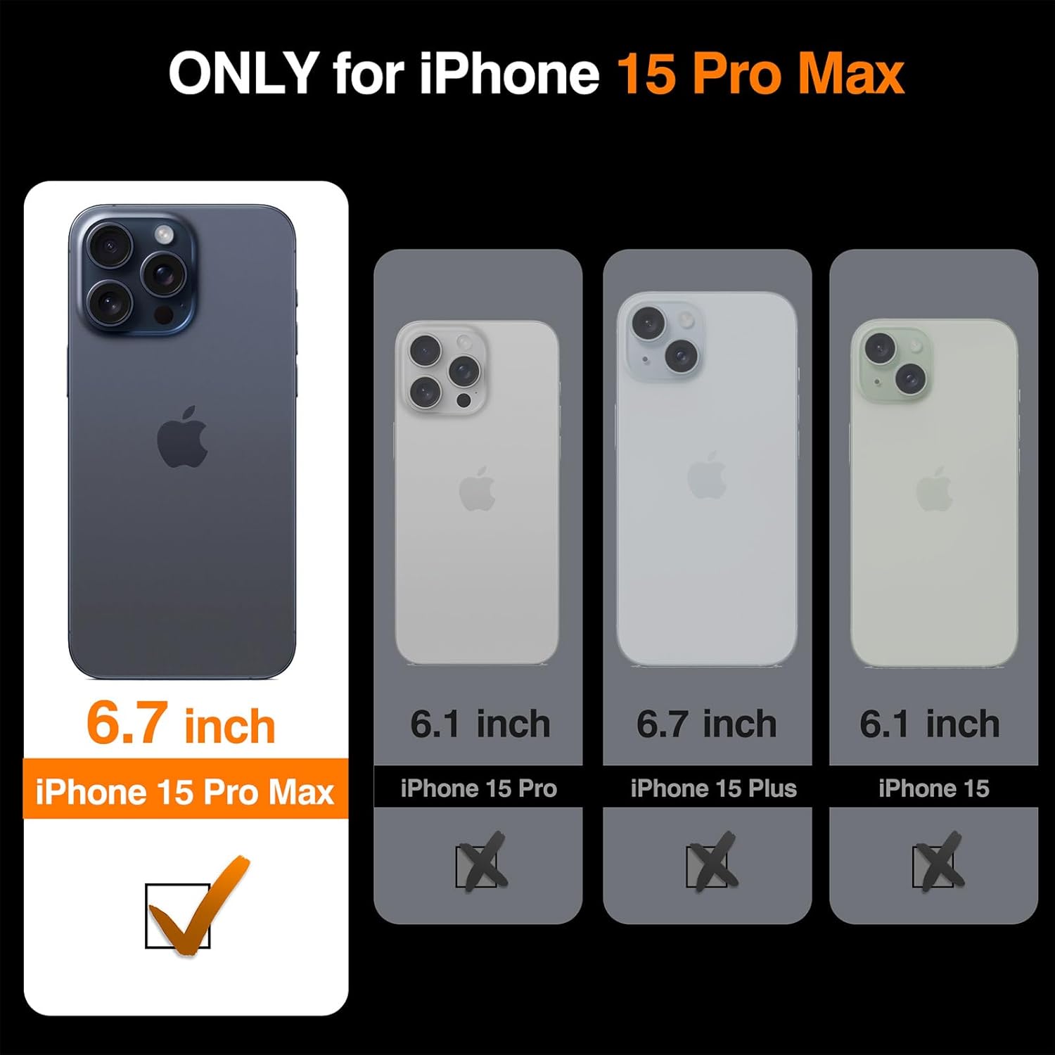 LOHASIC for iPhone 15 Pro Max Case, Vintage Leather Thin Slim Luxury PU Soft Flexible Bumper Non-Slip Grip Anti-Scratch Protective Cover Men Women Phone Cases for iPhone 15 Pro Max 6.7" 2023 - Brown - Image 2