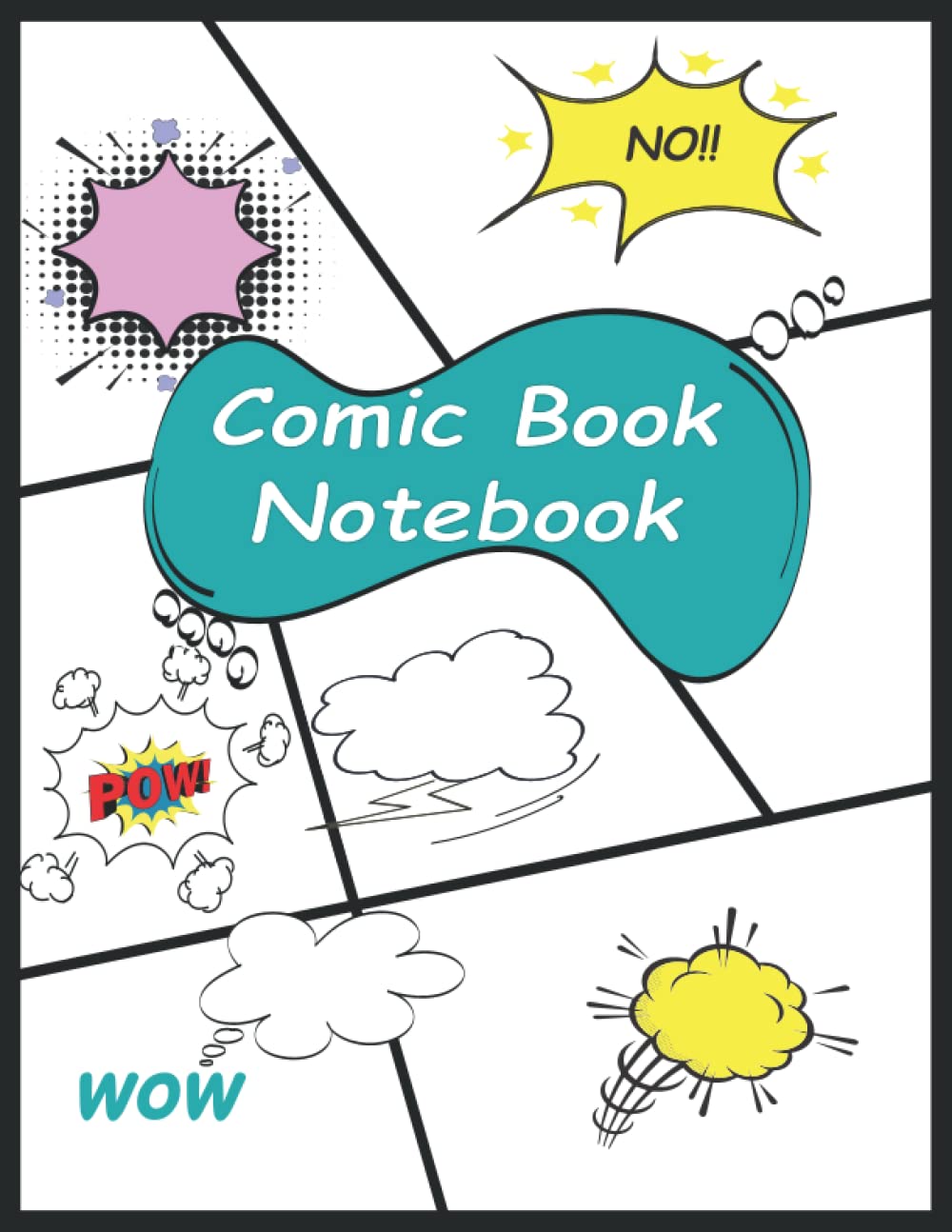 Comic Book NotebooK: Drawing Book & Sketchbook Your Comic Book For Kids,106 pages 8.5x11 INCHES