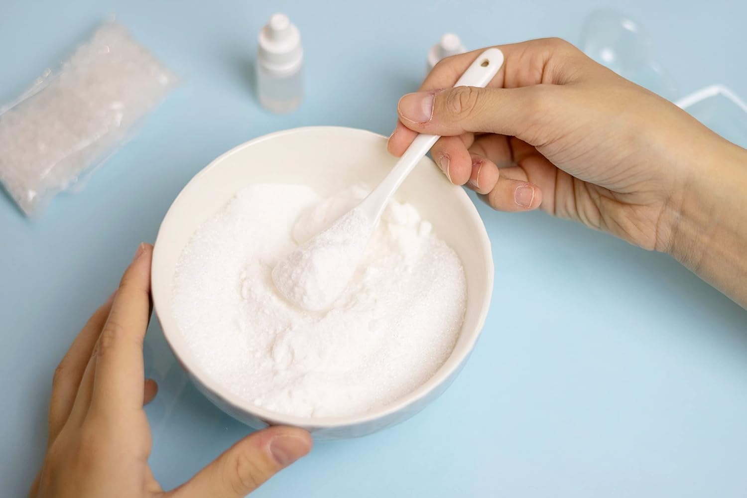 Luonix Sodium Lauryl Sulfoacetate (SLSA) 1.5 lb, Foam & Bubbles, Gentle on Skin