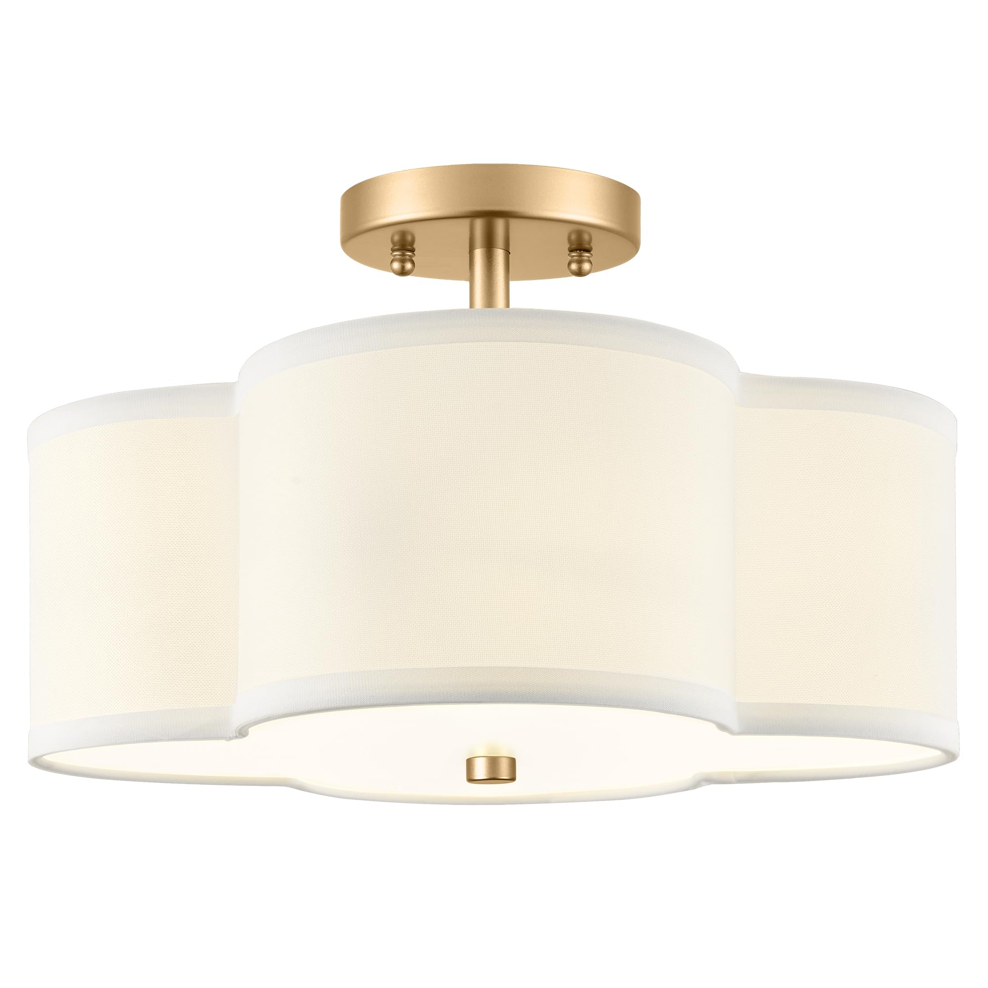 Photo 1 of Audickic Gold Semi Flush Mount Ceiling Light