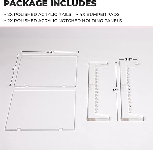 Miniatura 7 de Soporte para discos de vinilo acrílico de 50 LPs, estante de almacenamiento de discos de vinilo de estilo único y transparente para organizador de