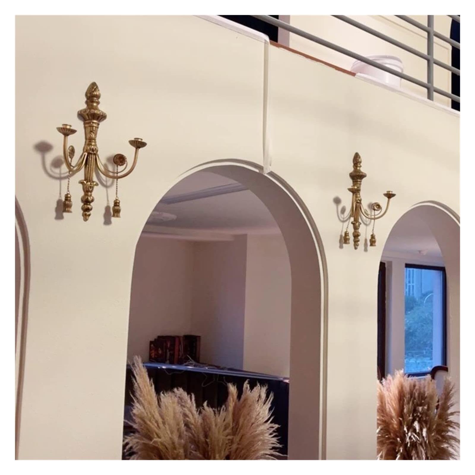 Centro de Mesa Portavelas de Metal for Colgar en la Pared Regalo para una casa Nueva