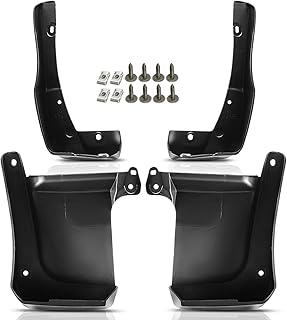 A-Premium Set of 4PCS Mud Flaps Splash Guards Mudguards Mudflaps with Hardware Accessories Compatible with Honda Accord 2013-2015, Sedan, (W/O Fender Flares), Front and Rear (Driver & Passenger Sides)