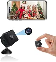 Vista 8 de OVWE Mini cámara oculta, cámara espía de visión nocturna 1080P, cámara de seguridad para el hogar gran angular con detección de movimiento