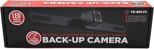 Miniatura 5 de iBeam TE-BPLTC Cámara de respaldo para estacionamiento detrás de la matrícula con líneas de estacionamiento activas y LED