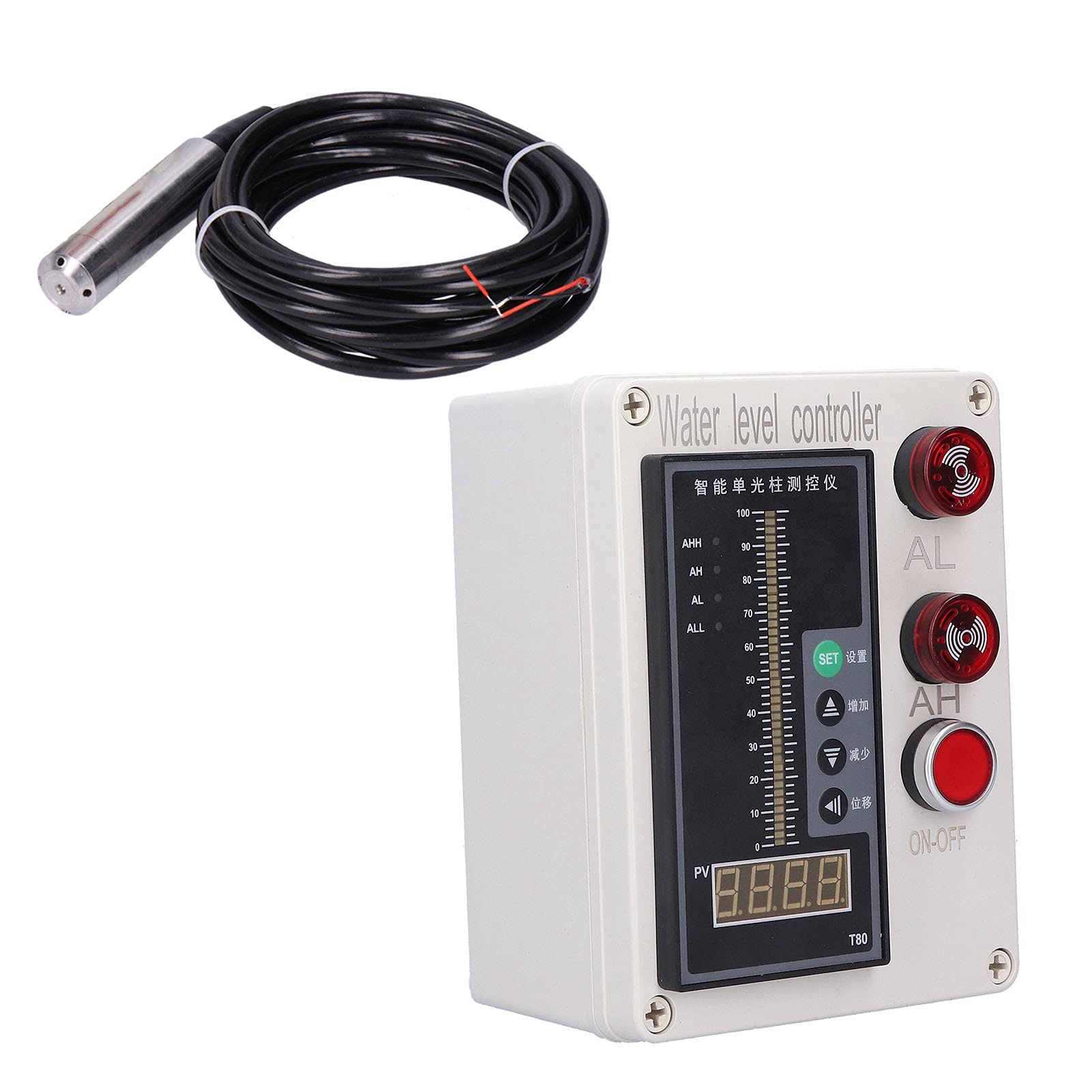 ALS-136 Indicador de nivel de líquido Tanque Controlador de nivel de agua Instrumento con alarma AC 200V
